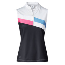 Load image into Gallery viewer, Daily Sports Ossie Navy Womens SL Golf Polo
- 4