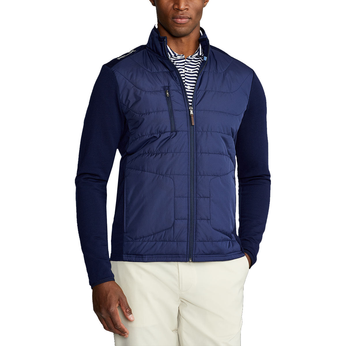 RLX Ralph Lauren Coolwool Navy Mens Golf Jacket