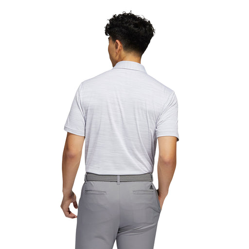 Adidas Space-Dyed Striped Mens Golf Polo