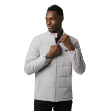 Load image into Gallery viewer, TravisMathew Interlude Blk Mens Golf Puffer Jacket - Hthr Sleet 0hsl/XXL
 - 3