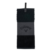 Load image into Gallery viewer, Callaway Tri-Fold Golf Towel - Black
- 1