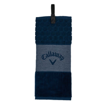 Load image into Gallery viewer, Callaway Tri-Fold Golf Towel - Navy Blue
- 3