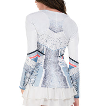 Load image into Gallery viewer, Lucky in Love Snake Point Womens LS Golf Shirt
- 3