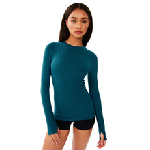 Load image into Gallery viewer, Splits 59 Louise Rib Womens Long Sleeve Shirt - Peacock/L
- 1