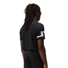 Load image into Gallery viewer, J. Lindeberg Heath Regular Fit Blk Mens Golf Polo
 - 2