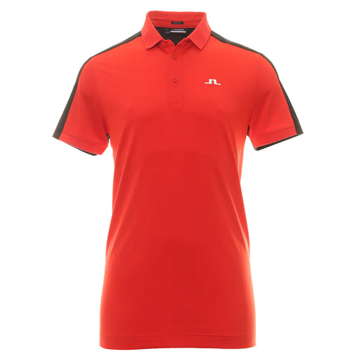 J. Lindeberg Hans Regular Fit Mens Golf Polo - FIERY RED G135/XL