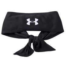 Load image into Gallery viewer, Under Armour Tie Back Unisex Headband - Black/White
- 1