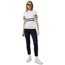 Load image into Gallery viewer, J. Lindeberg Moira Womens Short Sleeve Golf Polo - WHITE 0000/L
- 3