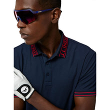 Load image into Gallery viewer, J. Lindeberg Austin Regular Fit Navy Men Golf Polo
- 3