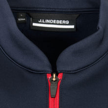 Load image into Gallery viewer, J. Lindeberg Neso Mid Layer Navy Mens Golf Vest
- 3