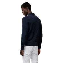 Load image into Gallery viewer, J. Lindeberg Swirl Knitted Navy Mens Golf Sweater
- 2