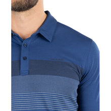Load image into Gallery viewer, TravisMathew Late Checkout Blue Mens Golf Polo
- 3