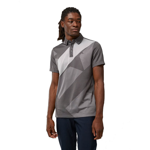 J. Lindeberg Patch Regular Fit Mens Golf Polo - VOLCAN ASH U221/XL