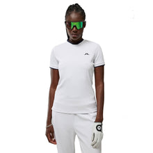 Load image into Gallery viewer, J. Lindeberg Parvin White Womens Golf Shirt - WHITE 0000/M
- 1