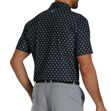 Load image into Gallery viewer, FootJoy Flower Foulard Black Mens Golf Polo
- 2