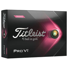 Load image into Gallery viewer, Titleist Pro V1 Pink Numbers Golf Balls - Dozen
- 1
