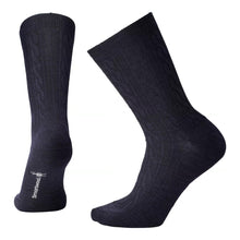 Load image into Gallery viewer, Smartwool Cable II Womens Socks - 108 NAVY HTHR/M
- 4