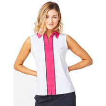 Load image into Gallery viewer, Belyn Key Piped Contrast Womens SL Golf Polo
- 1