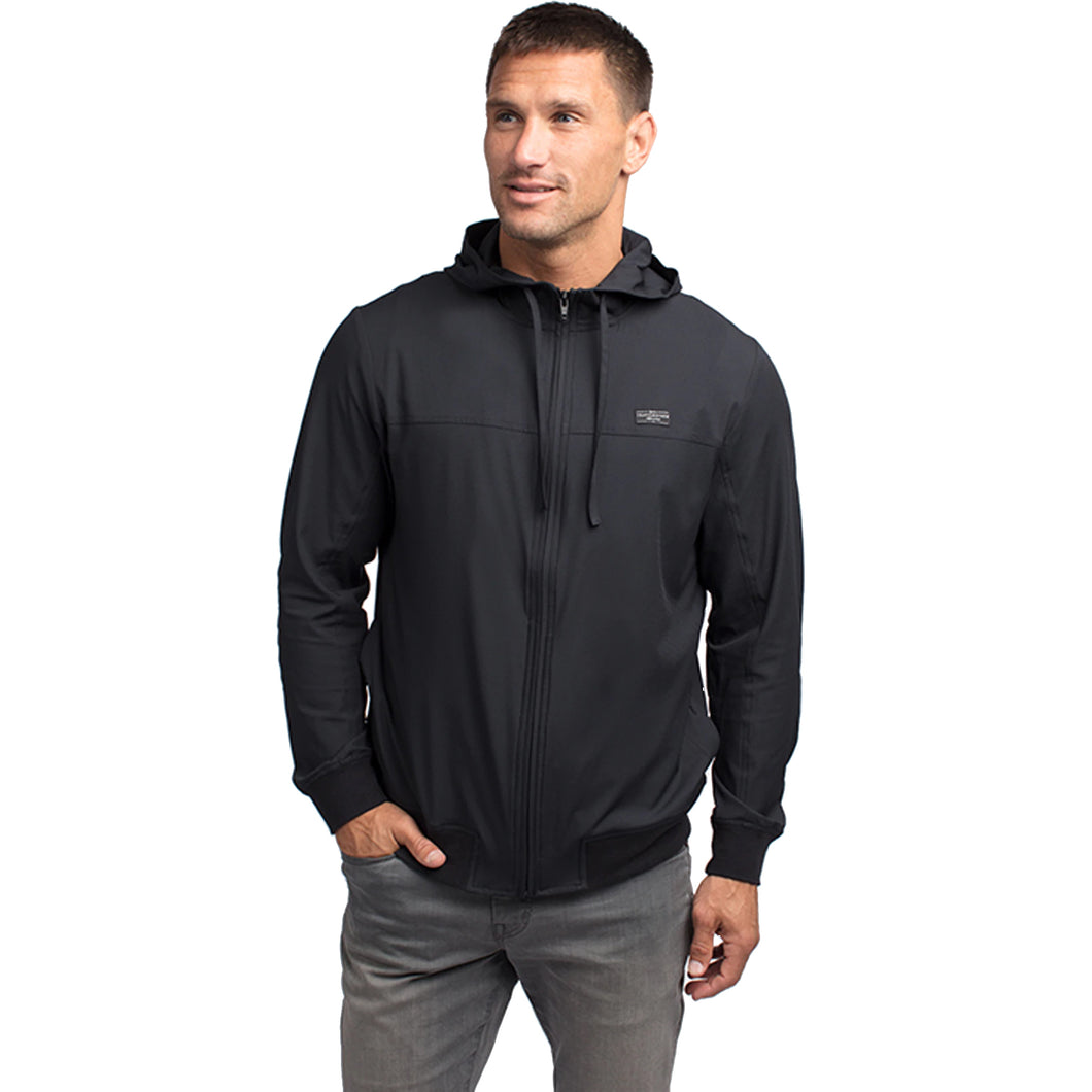 TravisMathew Wanderlust Mens Golf Jacket - Black/XXL