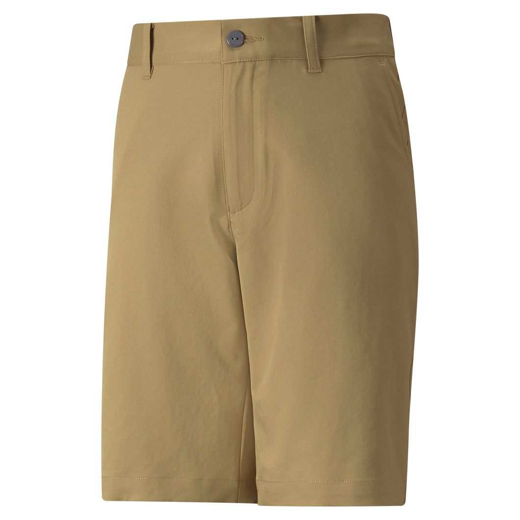 Puma Stretch Boys Golf Shorts 2022 - Antique Bronze/XL