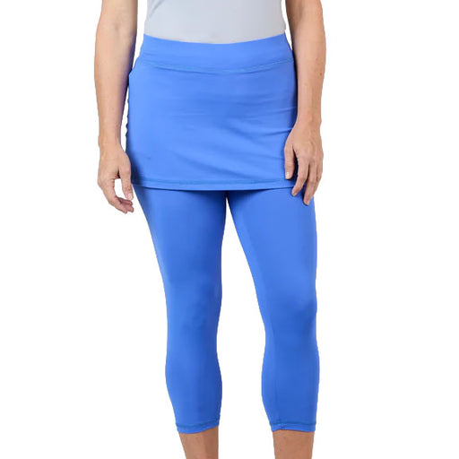 Sofibella Abaza WMNS Tennis Skirt w/Capri Leggings - Valley Blue/2X