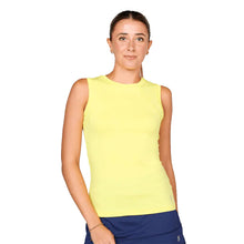 Load image into Gallery viewer, Sofibella UV Colors Womens Sleeveless Tennis Shirt - Sunshine/2X
 - 8