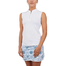 Load image into Gallery viewer, Sofibella Golf Colors Sleeveless Womens Golf Polo - White/2X
 - 15