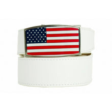 Load image into Gallery viewer, Nexbelt USA Heritage Aston White Ratchet Mens Belt - Default Title
 - 1