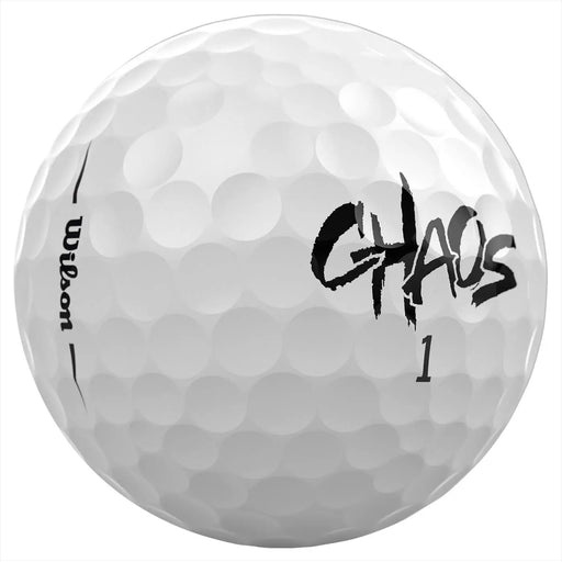 Wilson Chaos White Golf Balls - 24 Pack