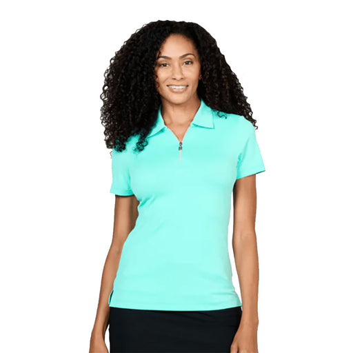 Sofibella Golf Colors Womens SS Golf Polo - Mint/2X
