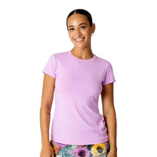 Load image into Gallery viewer, Sofibella UV Colors SS Womens Tennis Shirt - Lavender/2X
 - 4