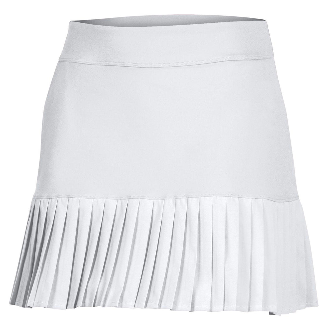 Under Armour Tuck Pleated 15in Womens Golf Skort - 000 WHITE/XL