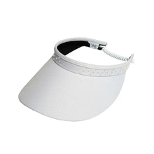 Load image into Gallery viewer, Glove It Crystal Bling Coil Womens Visor - White
 - 7