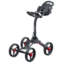 Load image into Gallery viewer, Bag Boy Quad XL Golf Push Cart - Matte Black/Red
 - 4