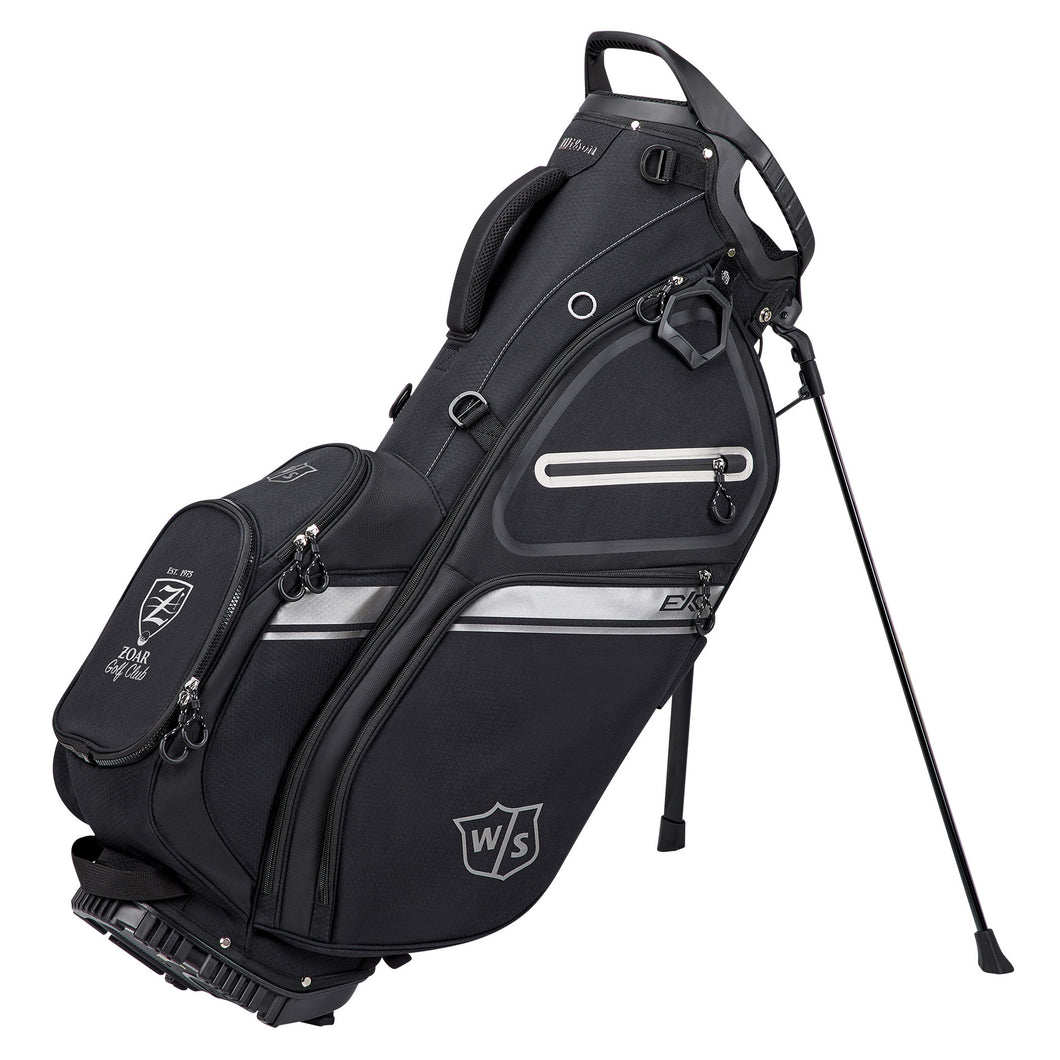 Wilson Exo II Golf Stand Bag - Black/Silver