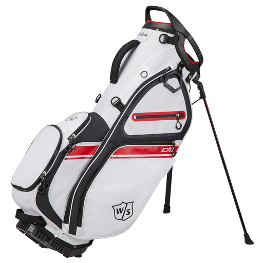 Wilson Exo II Golf Stand Bag - White/Black/Red