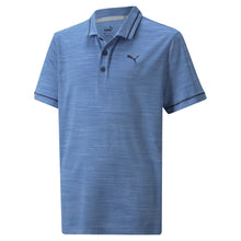 Load image into Gallery viewer, Puma CLOUDSPUN Monarch Boys Golf Polo - Bright Cobalt/XL
 - 1