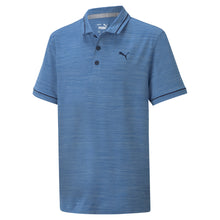 Load image into Gallery viewer, Puma CLOUDSPUN Monarch Boys Golf Polo - Star Saphr Hthr/XL
 - 4