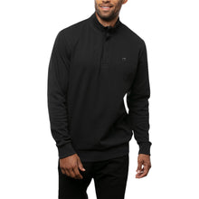 Load image into Gallery viewer, TravisMathew Cloud 2.0 Mens Golf 1/4 Zip - Black 0blk/XXXL
 - 15
