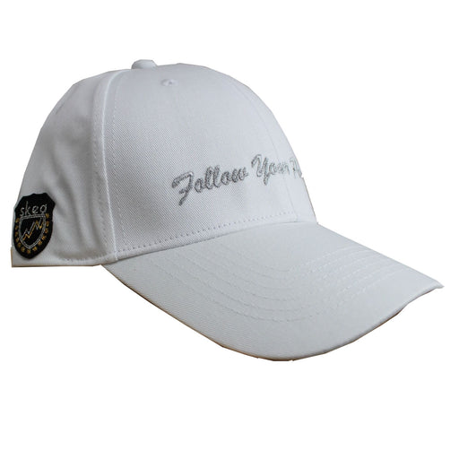 Skea Follow Your Passion Womens Golf Hat - White/Silver/One Size