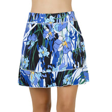 Load image into Gallery viewer, Sofibella Golf Colors 18in Womens Golf Skort - Blue Garden/2X
 - 16