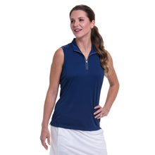Load image into Gallery viewer, EP New York Convertible Mock Zip Womens Golf Polo - INKY 4060/XL
 - 9