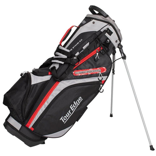 Tour Edge Xtreme 5.0 Golf Stand Bag - Black/Red