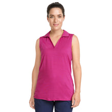 Load image into Gallery viewer, Puma CLOUDSPUN Coast Womens Sleeveless Golf Polo - FEST FUCHSIA 04/L
 - 2