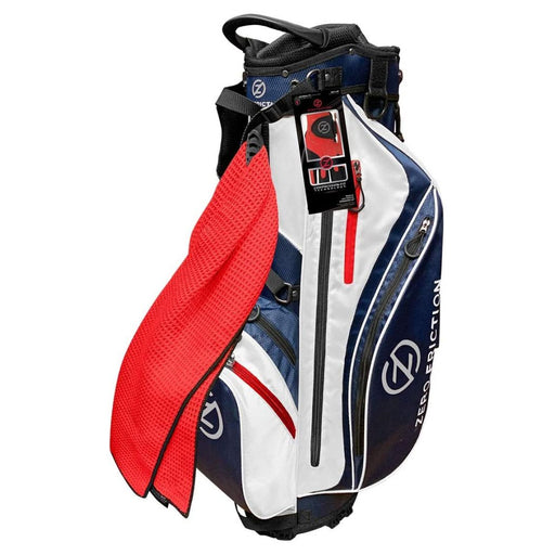 Zero Friction Golf Stand Bag with Glove and Towel - Navy