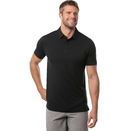 TravisMathew The Heater Mens Golf Polo - Black/XXL