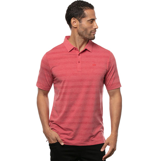 TravisMathew The Heater Mens Golf Polo - Heather Scooter/XXL