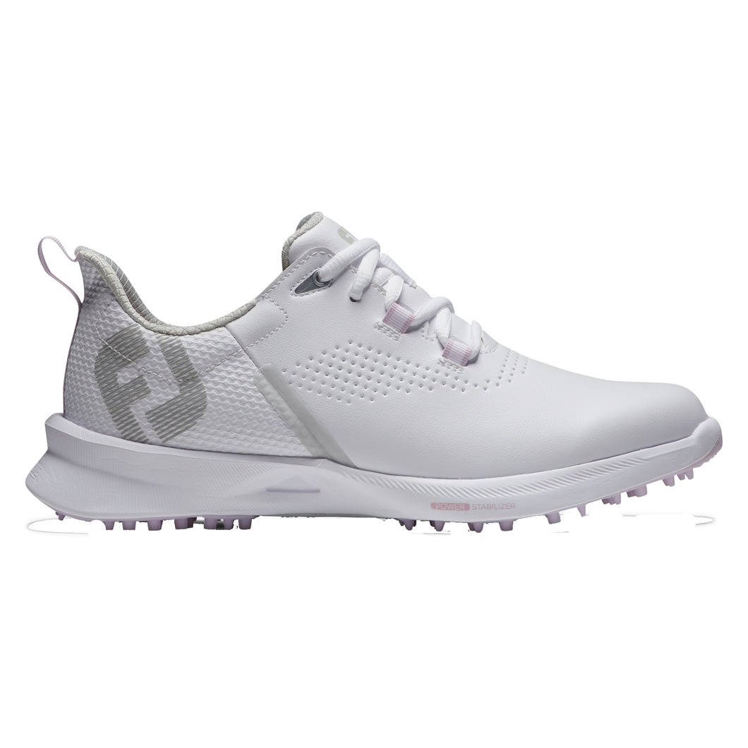 FootJoy Fuel White Spikeless Womens Golf Shoes - White/B Medium/10.0