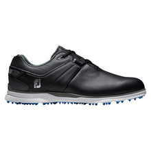 Load image into Gallery viewer, FootJoy Pro Spikeless Mens Golf Shoes - Black/Ltblue/2E WIDE/12.0
 - 1