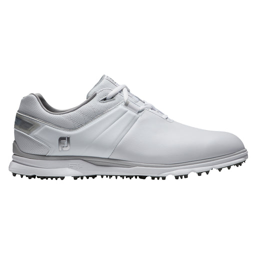 FootJoy Pro Spikeless Mens Golf Shoes - White/2E WIDE/12.0